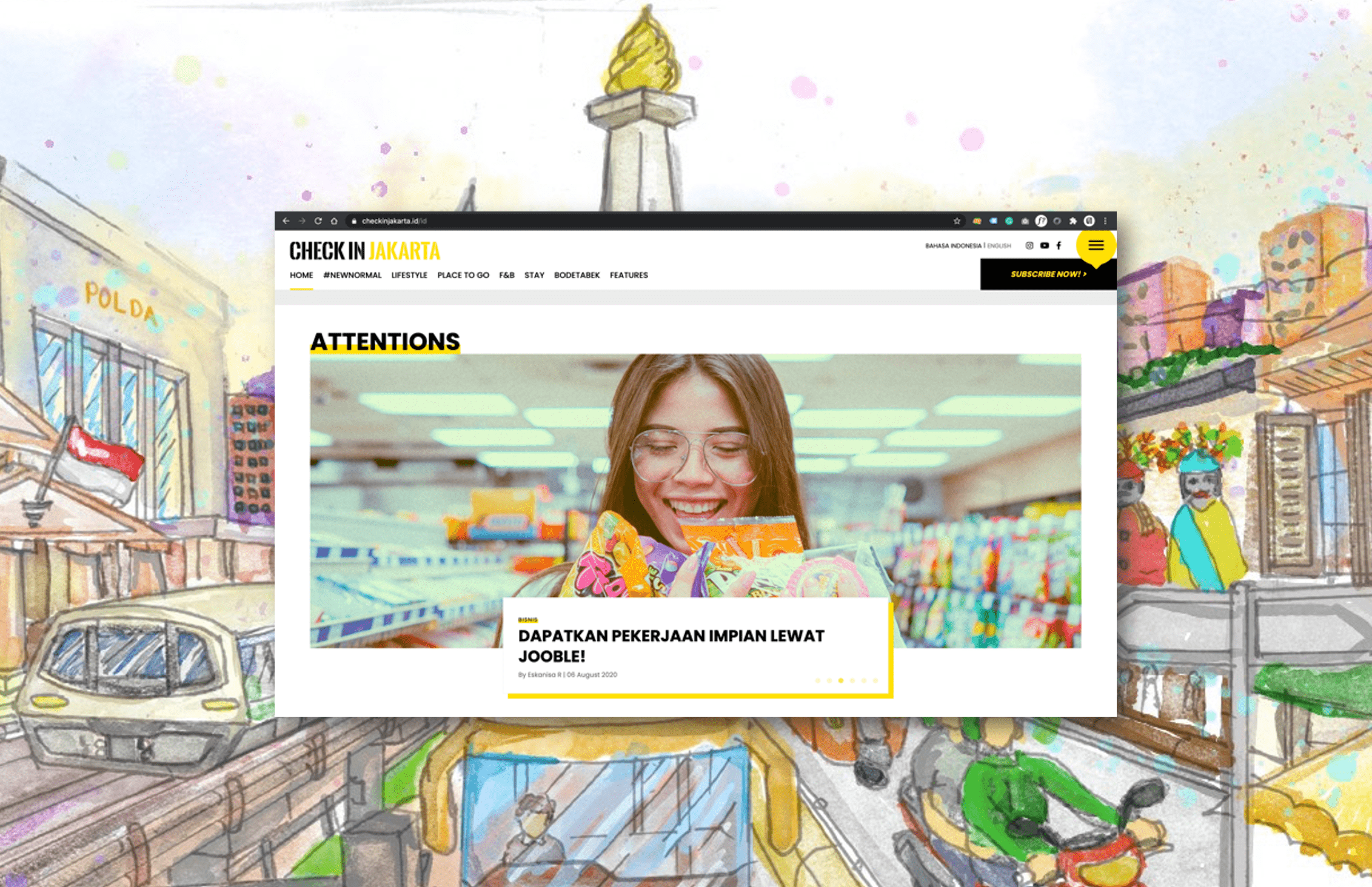 Image of Check In Jakarta - Portal/Media Site